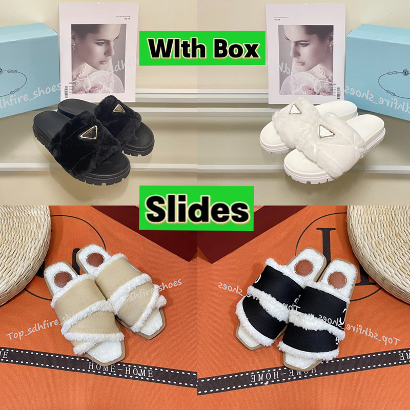 

Women Furry Slippers Fluffy Faux Fur Slippers Luxury Brand Designer Shoes Warm Indoor Flip Flops Fashion Anti-Slip Female Slides, C-4_35-40