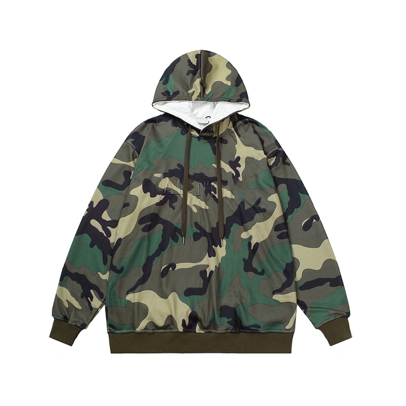 With hood Hoodie Mens Designers Hoodies Camouflage printing trendy loose Man Long Sleeve Men s Womens Clothing Cotton Clothes essential hoodie