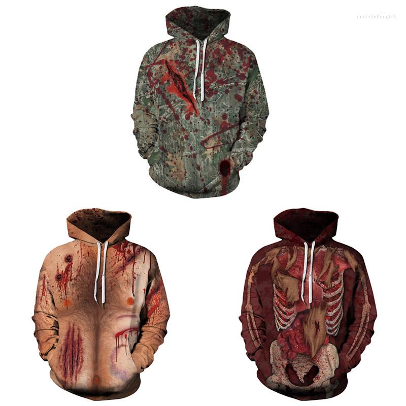 

Men's Hoodies COLDKER Men Cloth 3d Print Casual Tops Good Quality Streetwear With Hat, Qyxh028
