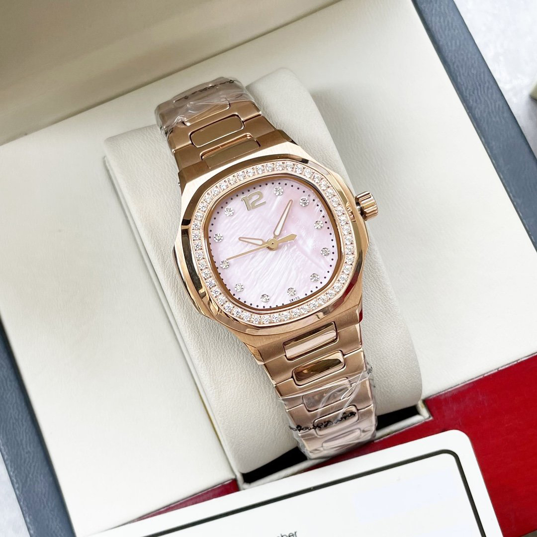 

Nautilus Ladies Watch for woman PP 7118 Sapphire mirror 35 MM Counter Quality Official Replica designer wristwatch with box 039