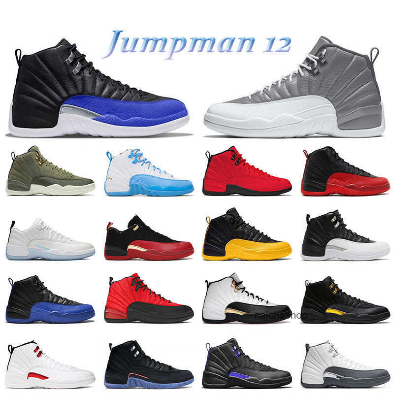 

shoes 2022 Hyper Royal Stealth 12s Jumpman 12 Basketball Shoes Black Taxi Retro J12 Utility Dark Concord Twist Wings Mens Trainers Sneakers Big, D37 taxi 36-47