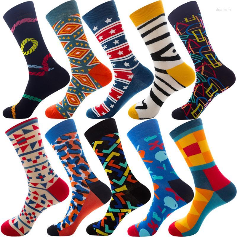 

Men's Socks 300 Style Casual Men Fashion Design Plaid Colorful Happy Business Party Dress Funny Woman Cotton Christmas Gift, 30