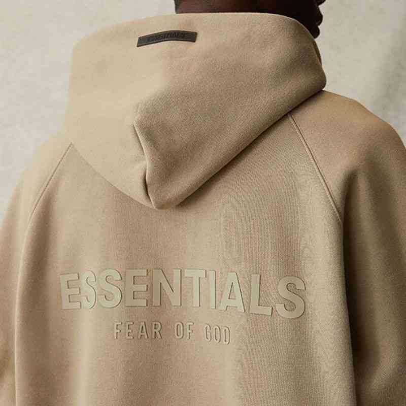 

Designer Luxury Men' Hoodies Cotton Comfortable Sweatshirt Quality of Tested Product Fearr of Goddess Double ThreadEssentilass Hoodie Fog QP0N, Black (plush)