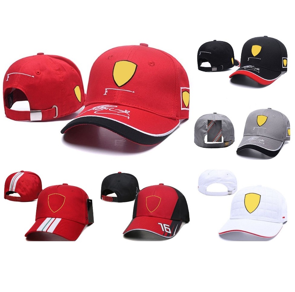 

2022 F1 Racing Men's Baseball Cap Outdoor Sports Brand Fashion Embroidery Baseball Caps Formula 1 Sun Hat F1 Car Logo Hat