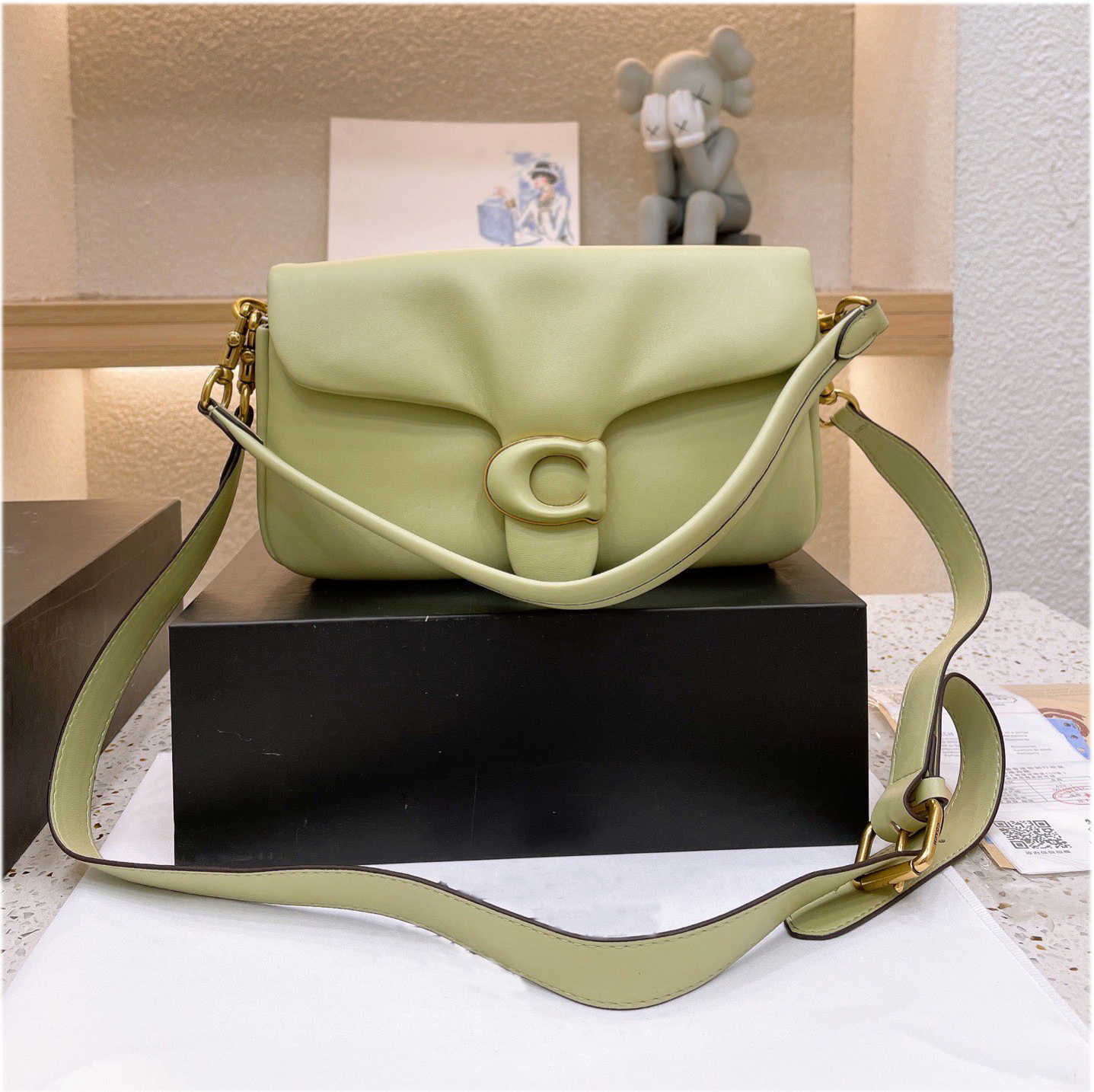 

Designer bags Highs Quality Luxury leather female new trendy wild cross-body Tabby bag, Color 1
