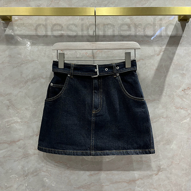 

Casual Dresses designer Belt denim skirt women' summer 2022 new net red ins same style Nanyou high-end a-line trend 8XZE, 2# packing bag
