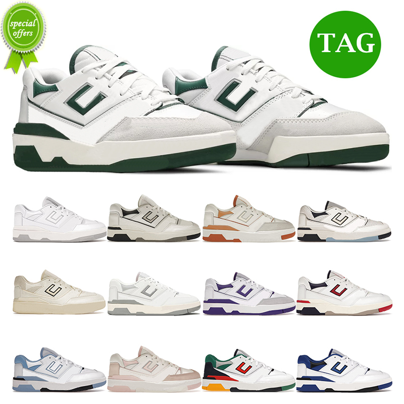 

2023 Boots Casual Shoes Sports Sneakers Trainers Designer Luxurys White Green Grey Cream Black Unc Purple Rich Paul Mens New 550 For Men Womens, 25
