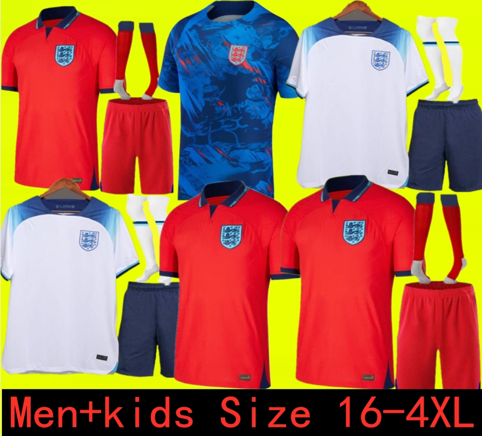 

2022 soccer jersey KANE STERLING RASHFORD SANCHO GREALISH MOUNT eNGLanDS FODEN SAKA 22 23 national football top soccer shirt WOmen men kids kit sets uniform socks, Kit+sock