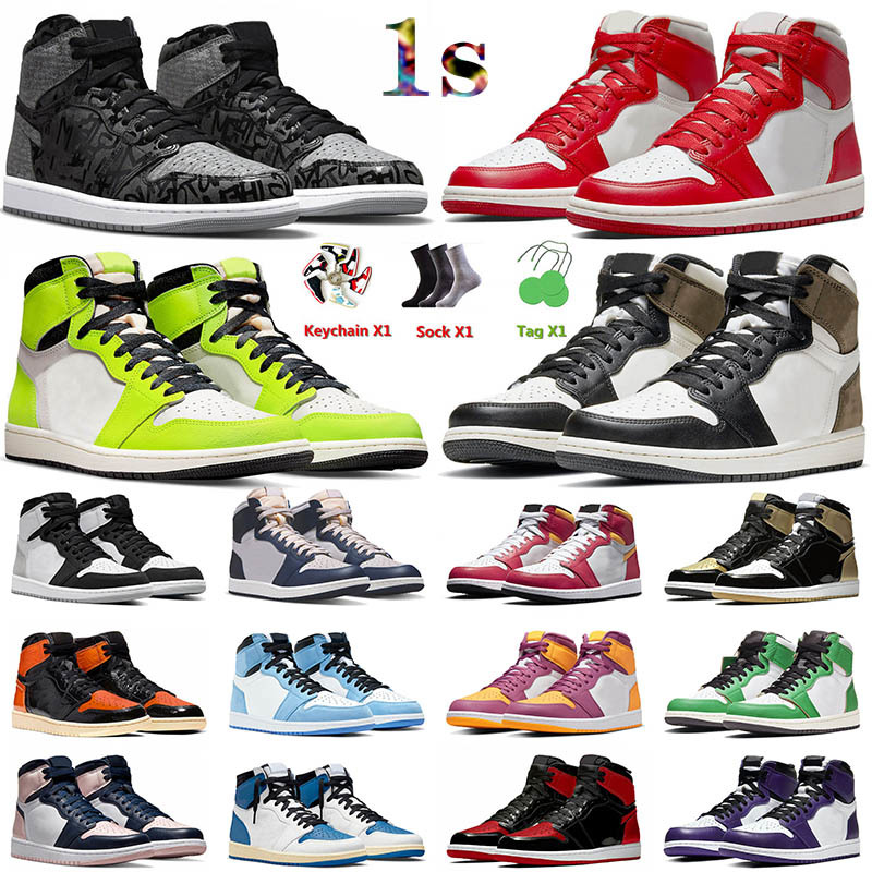 

2022 Og Jumpman Mens Basketball Shoes Jorda 1 1s Rebellionaire Newstalgia High Dark Mocha Visionaire Men Women Jorden1s Trainers Sports, Separate colours