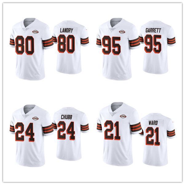 

Jersey Cleveland''Browns''MEN Women Youth Denzel Ward Myles Garrett Nick Chubb Jarvis Landry 1946 Collection Alternate Limited Vapor''nfl