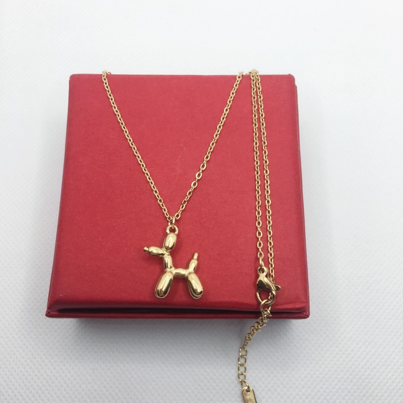 

Luxury Designer Ladies Necklace Classic 18K Gold Cute Animal Pendant Girl Valentine's Day Gift 316L Jewelry