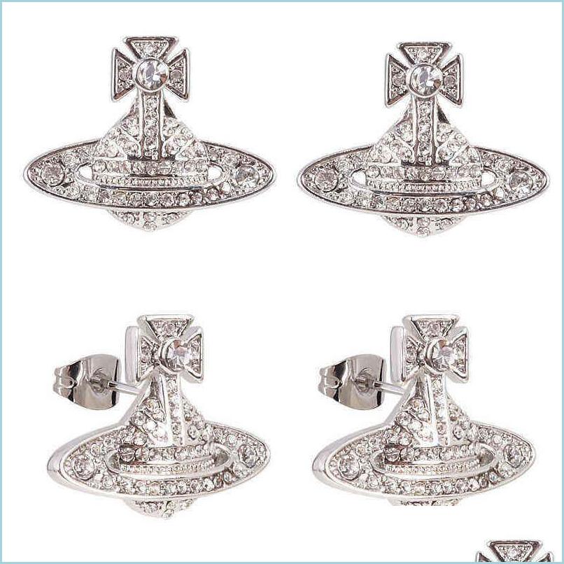 

Charm Charmnana Space Western Empress Dowager Sier Diamond Platinum Plated Allergy Spot Necklace Drop Delivery 2021 Jewelry Earrings D Dhfpq