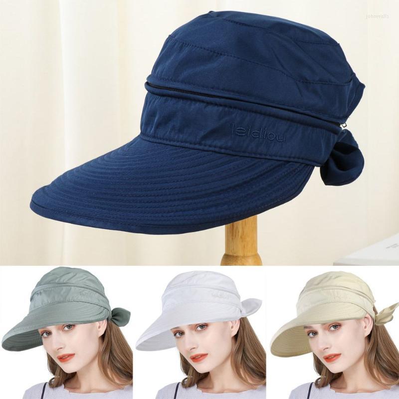 

Wide Brim Hats Foldable Summer Anti-UV Outdoor Cap Beach Hat Sun HatWide, Grey