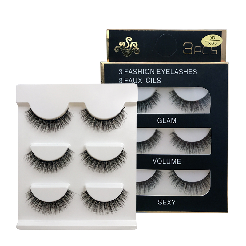 

Makeup Tools & AccessoriesFalse MEISHENJIE 3 Pairs natural false thick make ups 3d lashes soft extension fake eyelash long mink