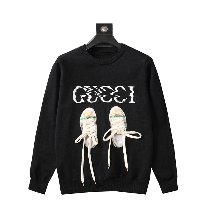 

Man Sweateers Designr Long Sleves Knits Sweater Wool Letters Budge Embroidery Fashion Unisex Hoodies Pullover Sweatshirt Men Tops Knit AS3