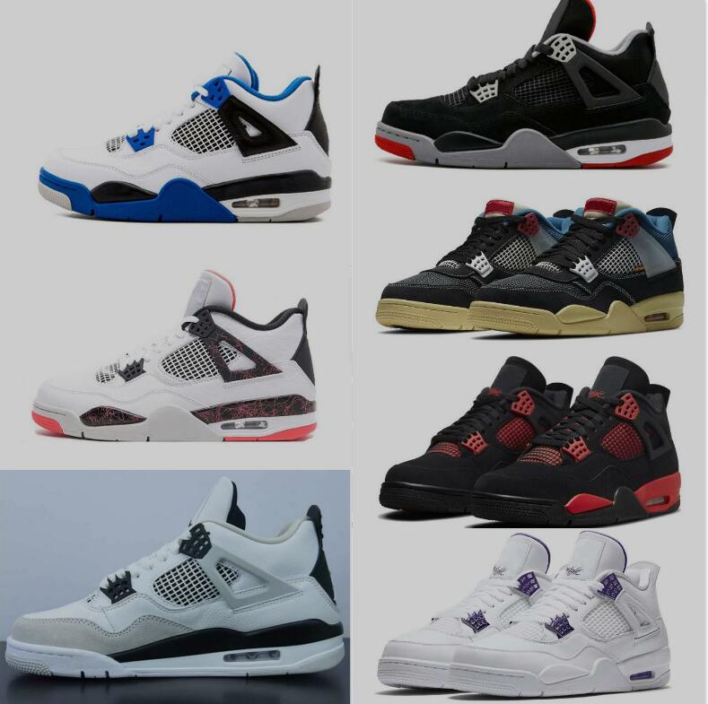 

Basketball Shoes Orange Sneakers White Oreo Black Cat University Blue Sail Metallic Purple Bred Jumpman 4S Men Women Shimmer Cactus Jack Star, B11