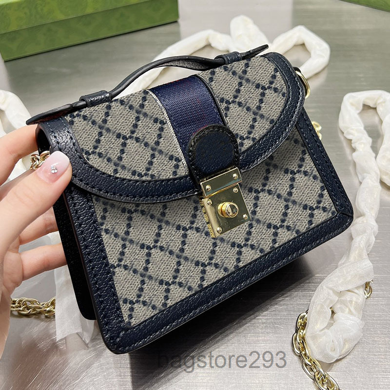 

Women Ophidia Crossbody Bag Mini Handbags Purse Canvas Letters Red Green Striped Webbing Buckle Design Fashion Letters Gold Hardware Shoulder Bags 2022