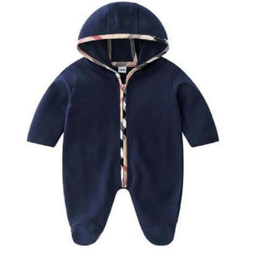 

Spring Rompers 2021 Autumn Baby Baby Boy Clothes New Romper Cotton Newborn Baby Girls Kids Designer lovely Infant Jumpsuits Clothing Se317d, Blue