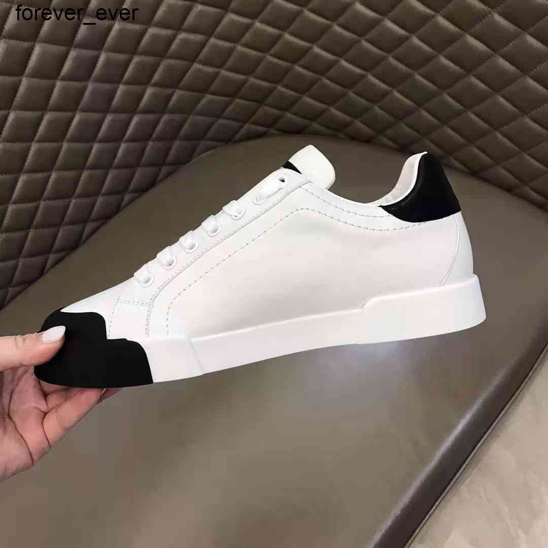 Baskets de veau pour hommes baskets ext←rieures en cuir blanc napa portofino marque confortable masse de marche 2022 luxe 2022