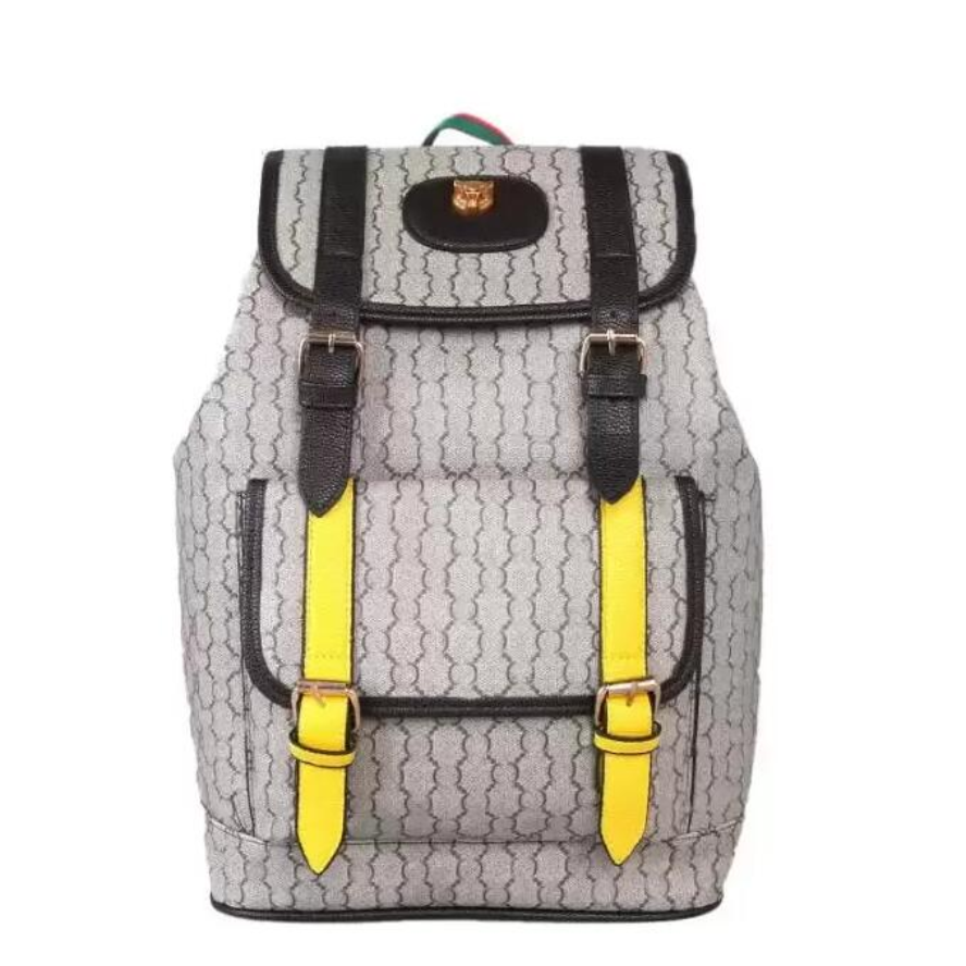 

luxury pu leather Christopher Backpack Luxurys Designer backpack men's and women's classic floral plaid school bags shoulder bag backpack creative, Color