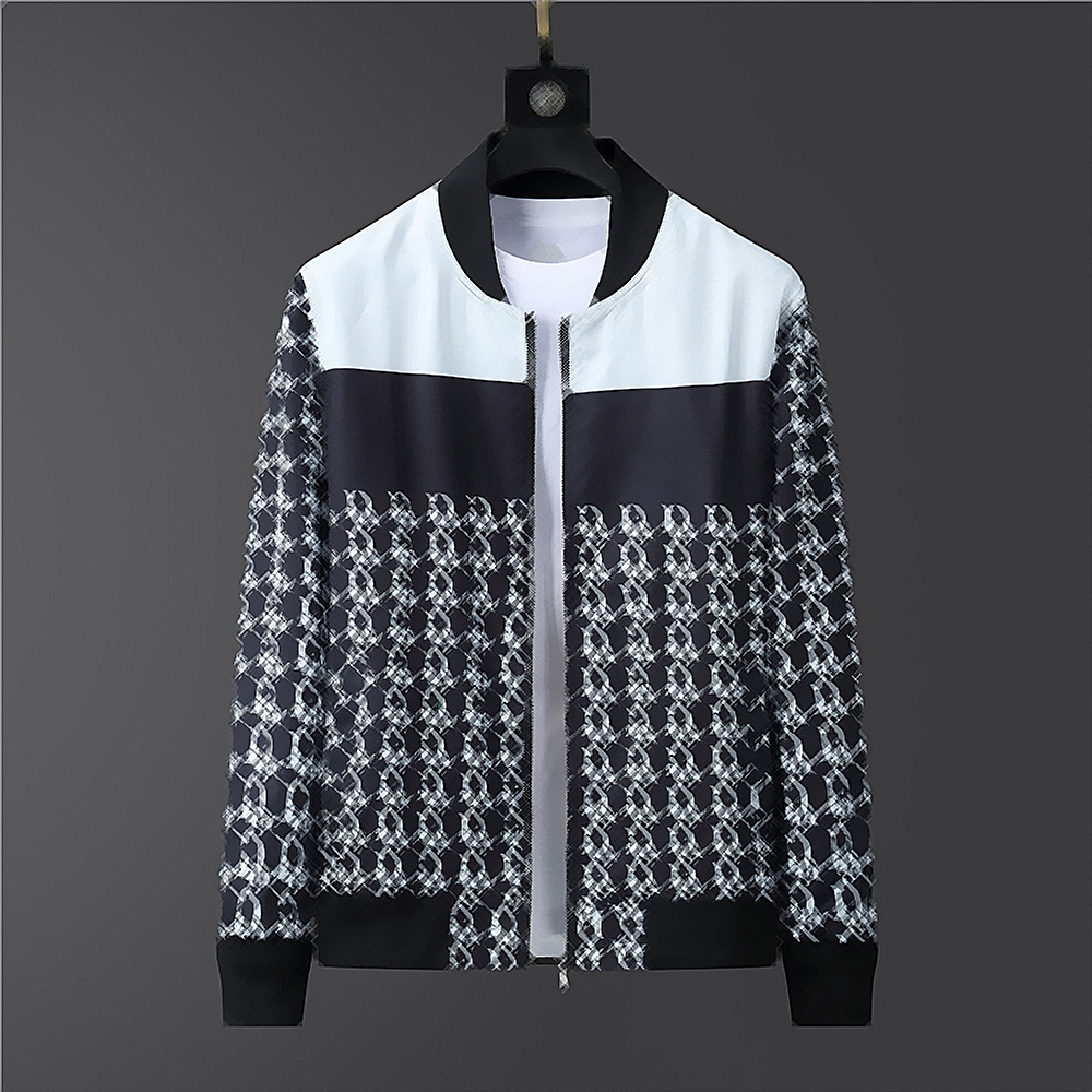 

Luxury Men's Baseball Jacket Fashion New Clothing Bomber Jacket Letter Print Autumn Coat Casual European and American Street Style M-3XL#010