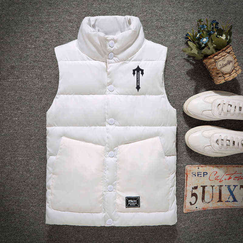 

Men' Jackets London trapstar jacket Men' Vests freestyle real feather down Winter Fashion vest bodywarmer Advanced Waterproof Fabric, Beige