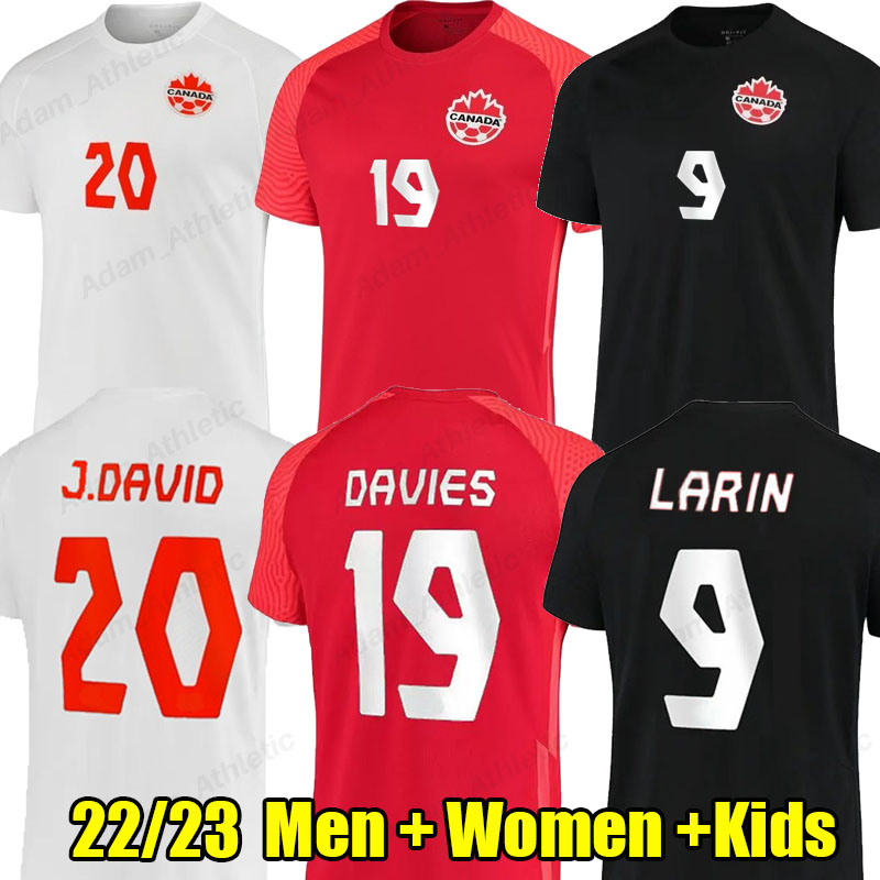 

Canada Soccer Jerseys 2022 world cup Canadian football shirts DAVIES J.DAVID LARIN OSORIO EUSTAQUIO BUCHANAN jersey national team 22 23 men women kids kit, 22-23 3rd wc2022 patches