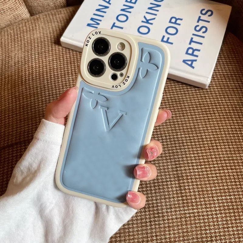 

Shockproof Designer Phone Cases Pink PU Leather Phone Case For IPhone 14 14Promax 11 12 13 Pro Max X Xs Max Flower Protect Shell, White