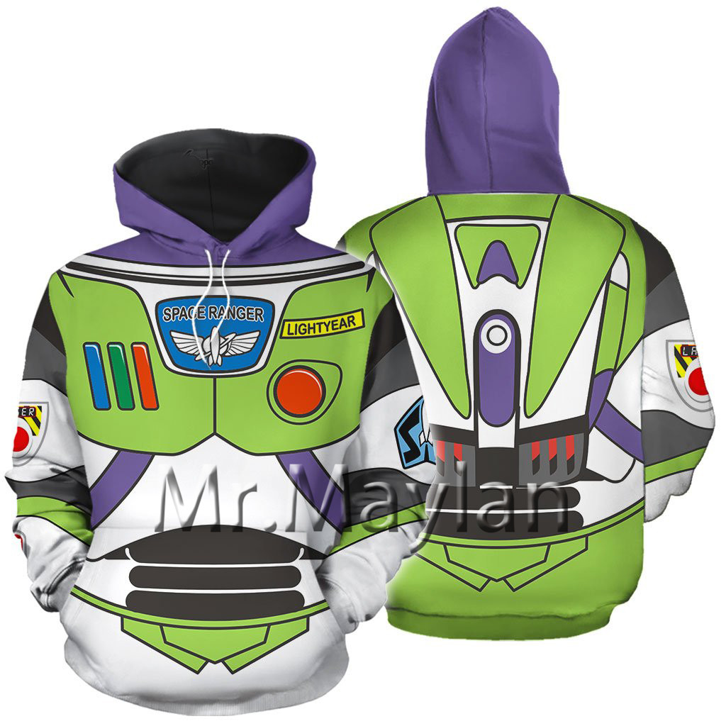 

MenPlus TeesCosplay 3D Full Printed BUZZ LIGHTYEAR Jacket Menwomen Hoodie, Hoodies