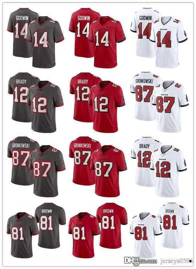 

Football Jerseys Tampa''Bay''Buccaneers''12 Tom Brady 14 Chris Godwin, Color
