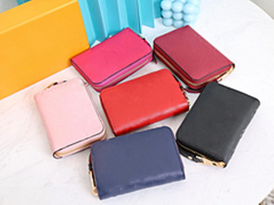 Designer wallets classic women credit card holder bags fashion a variety of styles and colors available wholesale short wallet Purse With box
