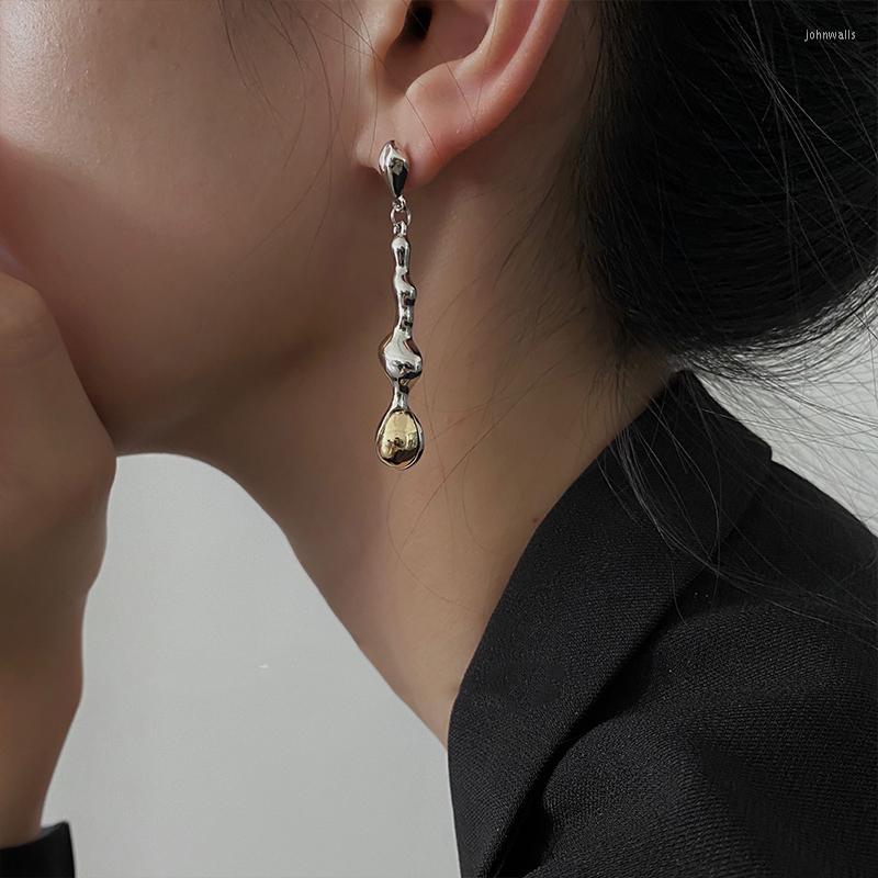 

Dangle Earrings & Chandelier Trendy Gold Silver Color Geometric Long For Women Vinatge Cooper Alloy Statement Fashion JewelryDangle