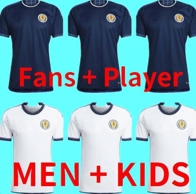 

22 23 National Team Scotland Soccer Jersey Blank John McGinn Scott McTominay Andy Robertson FRASER ADAMS 5 HANLEY DYKES McGREGOR woman men kids kit Football Shirt