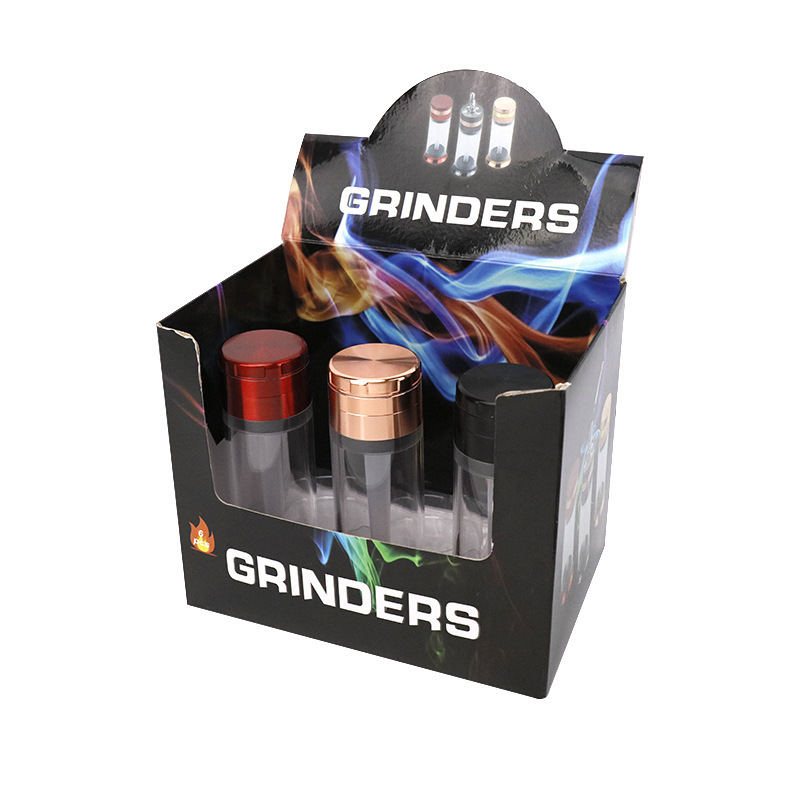 

smoking accessories Zinc Alloy Grinder 40mm Tobacco Slicer 4 Layers Herb Crusher Smasher Colorful Cone Filler Grinder with Storage Container