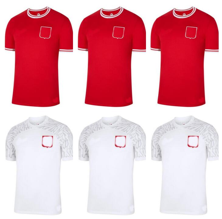 

2022 LEWANDOWSKI Men Soccer Jersey WORLD CUP Home away 2022 2023 red white GROSICKI #11 PISZCZEK MILIK Jerseys football Men Shirts uniforms -XXL PolandS, 22/23