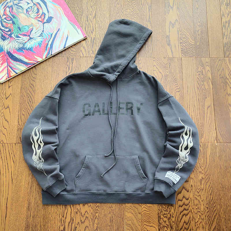 

Designer Cotton 2022 Luxury Men's Hoodies Galleryy Depts Gd Autumn Comfortable Unisex Oversize Sweater Printed Loose Pullover Sweatshirt I4AL, Grayish blue-l