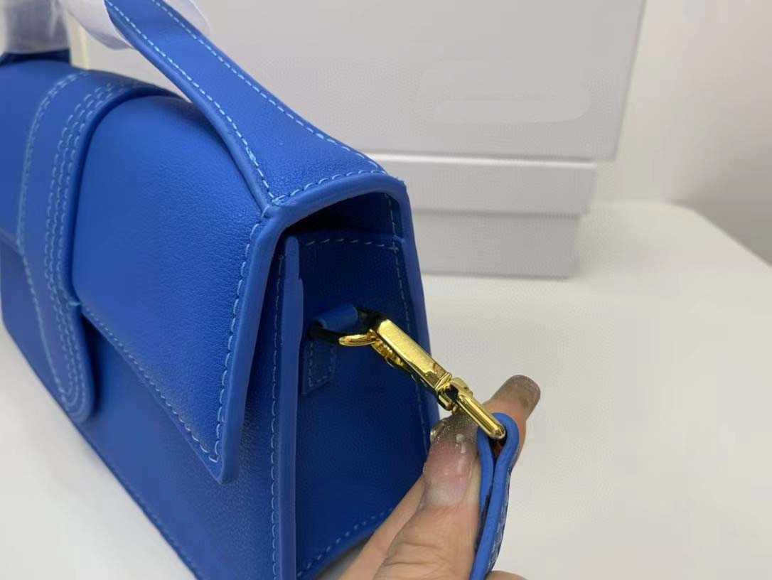 

Luxury Handbag Shoulder Bags Leather Designers Jacquemu Hand Flap Velvet Bamnino Palm Pattern Tote Le Bambino Long Noeud Version Grand, 30# 22cm