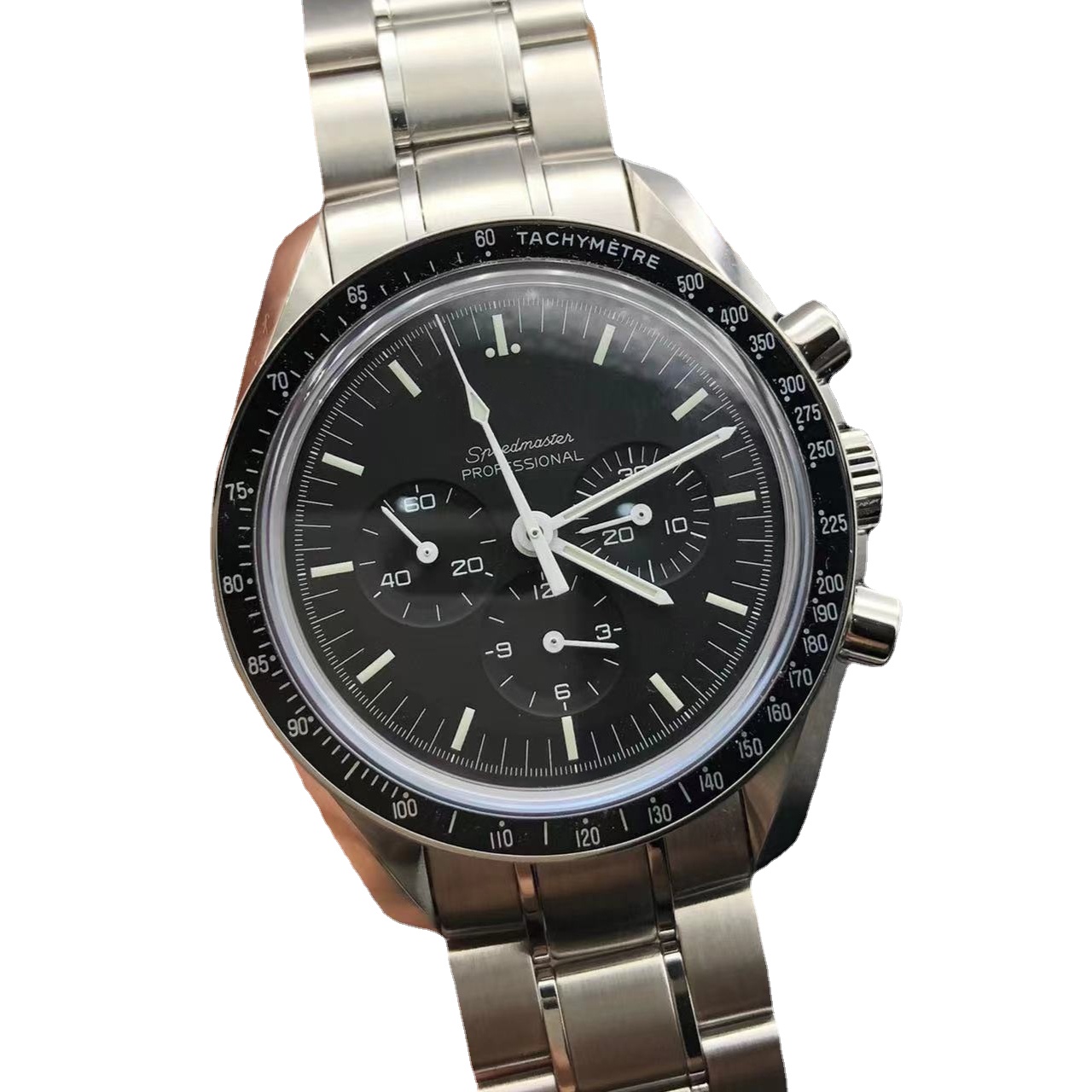 

AAA Men's Luxury 41mm Watch Top Brand Series Multifunctional Quartz Chronograph Dial Stainless Steel Wristwatches Relogio Masculino man, Tools do not send alone