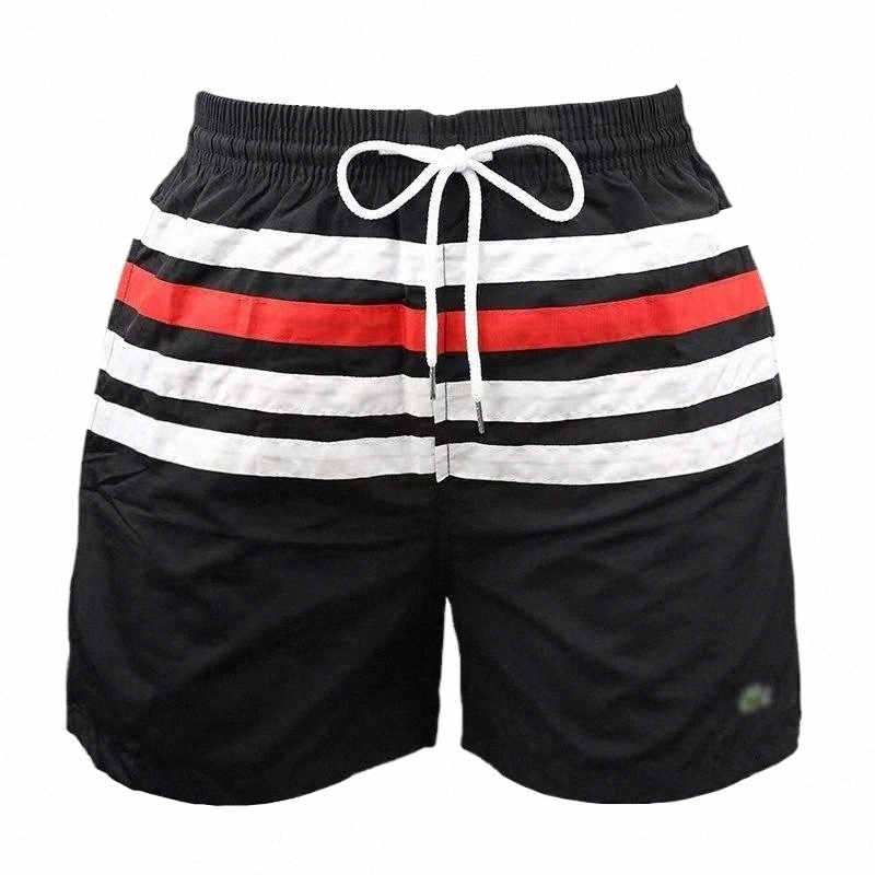 men's Shorts Men's Summer Beach Trend Striped Loose Quick-drying Fitness Running Lace-Up Hawaii Surf ShortsMen's e3Ua#