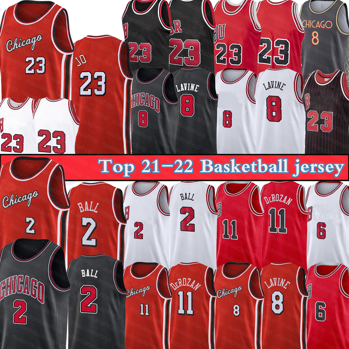 

Jersey Basketball 23 Michael Lonzo 2 Ball DeMar 11 DeRozan Retro Zach 8 LaVine Alex 6 Caruso Men Retro Anniversary Chicagos, 75th anniversary