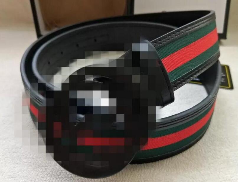 

Designer Belt Men Great Quality Chain Luxury Genuine Leather Fashion Belts Woman Womens Belt Black Double Smooth, Belts+box