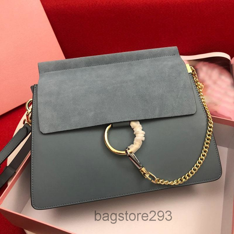 

Classic Ladys Suede Chain Handbag Circle Ring Shoulder Bags Women Flap Bag Crossbody Lady Handbags Messenger Purse 2022, As picture 1