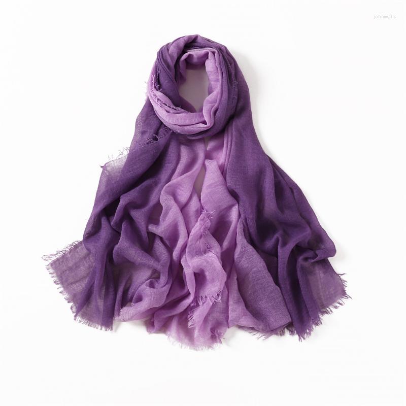

Scarves Fashion Ombre Pleated Wrinkle Viscose Shawl Scarf Lady High Quality Gradient Headband Wrap Pashmina Sjaal Muslim Hijab CapsScarves
