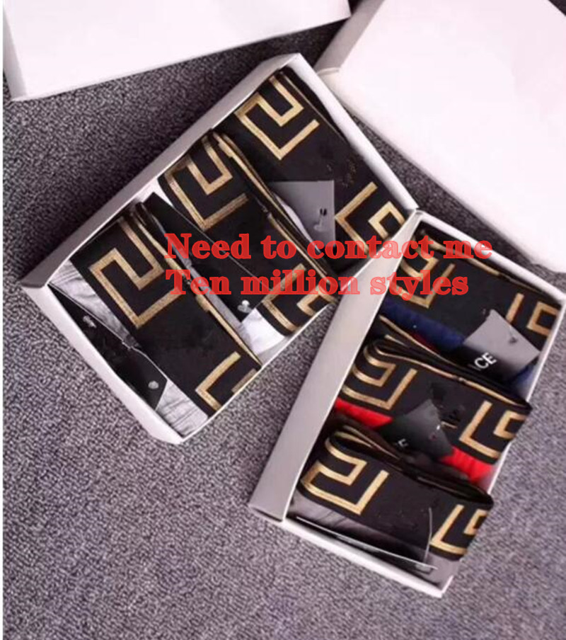 

Underpants 6PCS Sexy Men Underwear Low Rise Printing Thongs Breathable G-Strings Mens Briefs Bikini Sleepwear, 6pcs no box other colors contact me