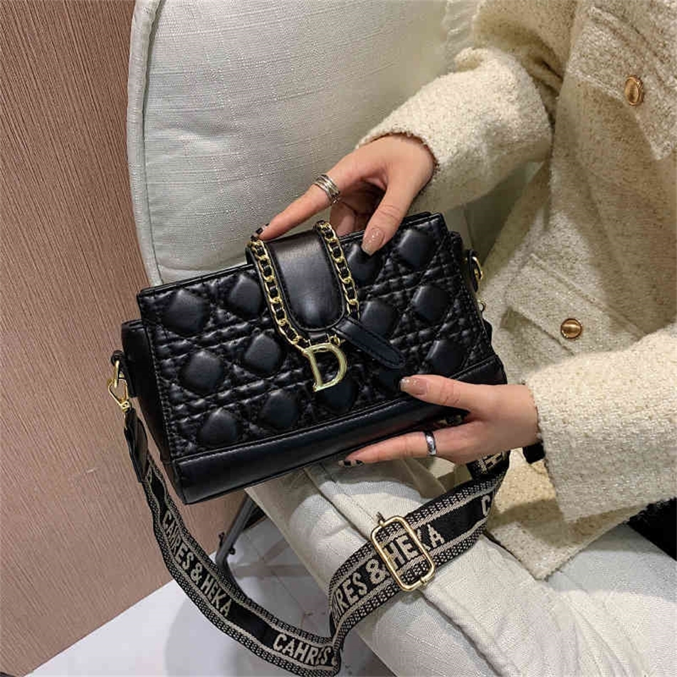 90% de rabais des sacs de soir←e usine Vente en ligne Version haute minoritaire femelle femelle cor←enne Lingge Cha○ne tiss←e petit carr← Single