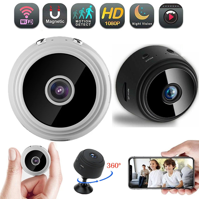 

Mini WiFi IP Camera 1080P HD Night Vision Video Cam Camcorder Motion Detection for Indoor Outdoor Home Security Surveillance Camera