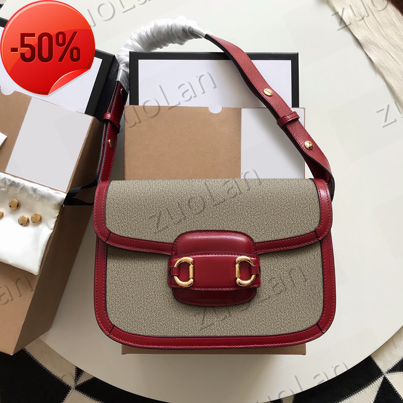 

Designer Bags Horsebit 1955 Shoulder Bag 2 Siz Mini 20.5cm and Small 25cm Versatile for Crossbody As Well Vintage Retro Style Flap 658574tote Bag Factory Promotion
