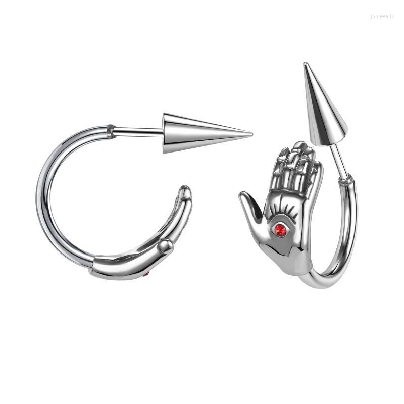 

Stud Earrings 1Pair Gothic Earring Men Skull Punk Spike Screw Claw Studs Women Hip Hop Jewelry Front&Back EarringStud