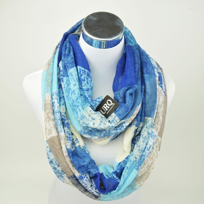 

Scarves Fashion Plaid Ring Infinity Scarf Women Warm Winter Soft Voile Circle Snood Neck Loop Shawl Ladies NeckerchiefScarves