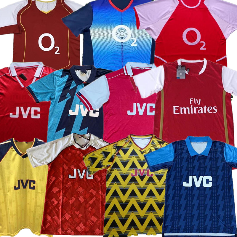 

Gunners HENRY Retro Soccer Jerseys Arsen HIGHBURY PIRES REYES 2004 02 03 05 06 92 93 94 95 96 98 99 BERGKAMP ADAMS Persie Galla 88 89 90 Vintage Classic FOOTBALL SHIRT, Black